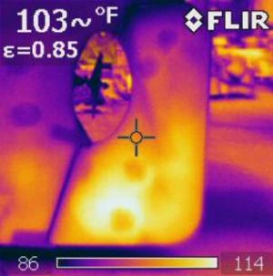 Thermal Imaging by Frigate Marine Surveyors, Lloyd E. Griffin, III, SAMS® AMS®, Elizabeth City, North Carolina, USA