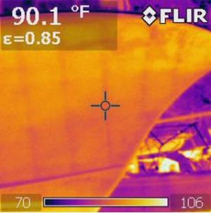 Thermal Imaging by Frigate Marine Surveyors, Lloyd E. Griffin, III, SAMS® AMS®, Elizabeth City, North Carolina, USA