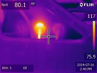 Thermal Imaging by Frigate Marine Surveyors, Lloyd E. Griffin, III, SAMS® AMS®, Elizabeth City, North Carolina, USA