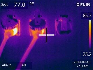 Thermal Imaging by Frigate Marine Surveyors, Lloyd E. Griffin, III, SAMS® AMS®, Elizabeth City, North Carolina, USA