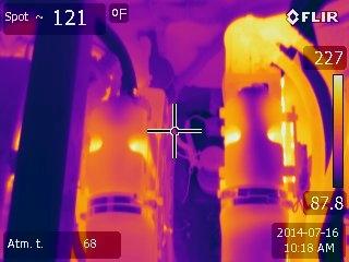 Thermal Imaging by Frigate Marine Surveyors, Lloyd E. Griffin, III, SAMS® AMS®, Elizabeth City, North Carolina, USA